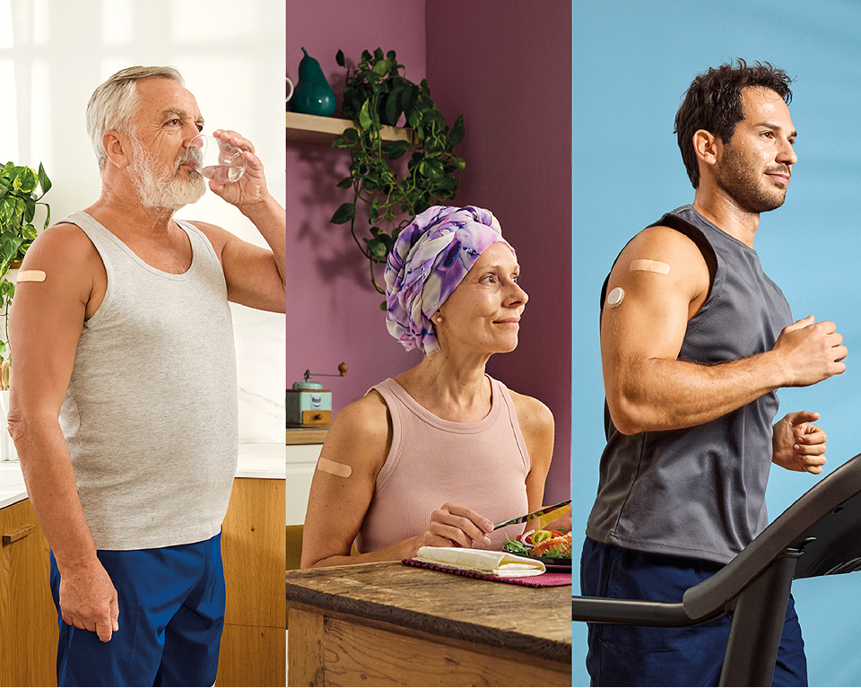 Una persona sorridente che ha scelto di vaccinarsi per prendersi cura di sè e degli altri